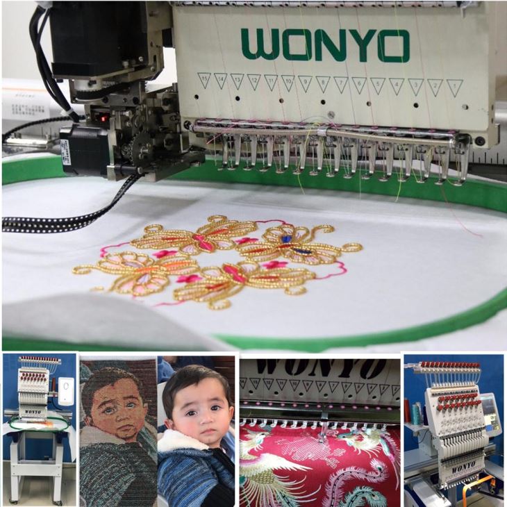 1 Heads Computerized Flat Embroidery Machine 