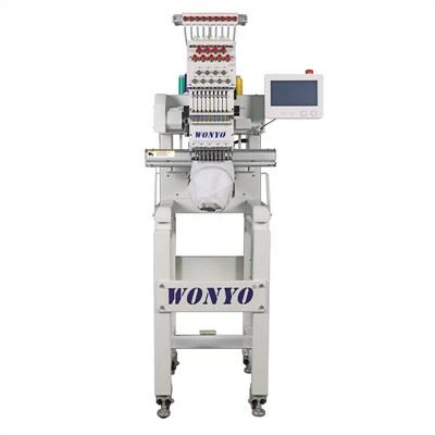 מכונת רקמה ממוחשבת של Wonyo חמה עם ראש יחיד לתעשייה